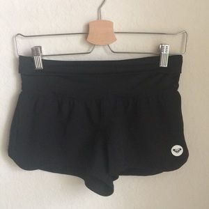 Black athletic shorts